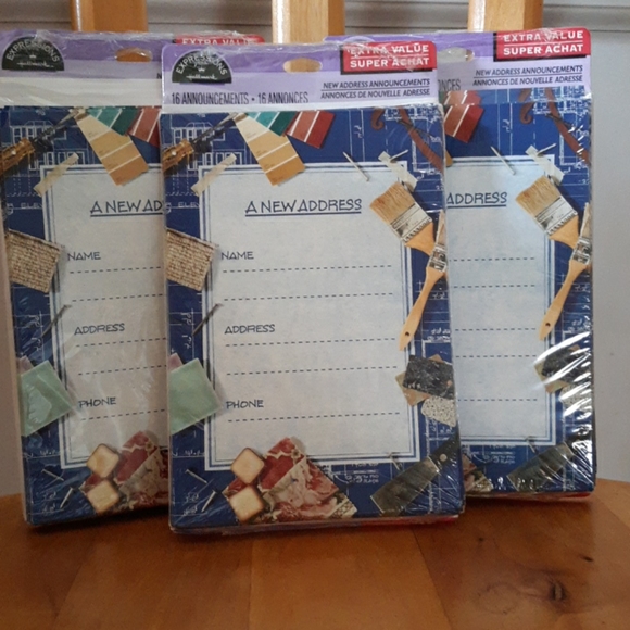 Hallmark Other 3 New Hallmark 6 Pack New Address Cards Poshmark